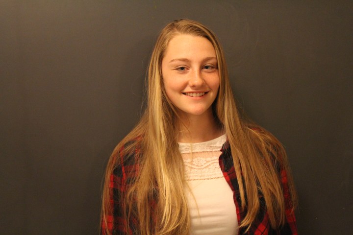 "My favorite color is blue because it reminds me of summer, the pool, the ocean, and it's just a good color." -Morgan Carroll '16