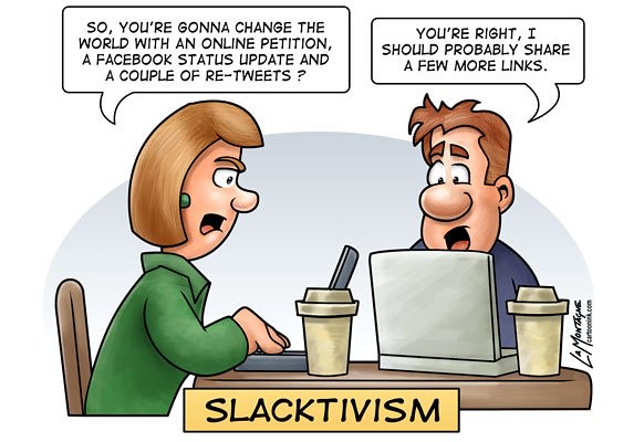 Social Media “Slacktivism” – The Scroll